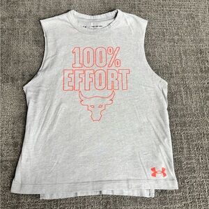Under Armour Heather Gray Youth Tee